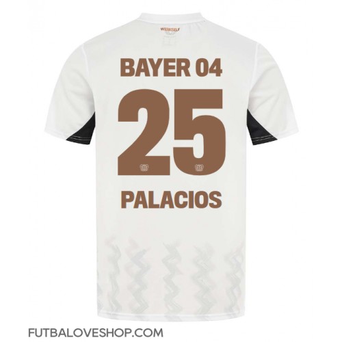 Dres Bayer Leverkusen Exequiel Palacios #25 Preč 2024-25 Krátky Rukáv